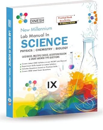 DINESH New Millennium Class 9 Science Lab Manual (2025-26) | Case-Based ...