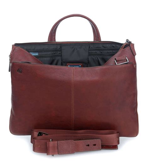 Piquadro Black Square Unisex Laptop Briefcase