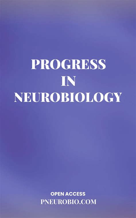 Current Issue of Progress in Neurobiology
