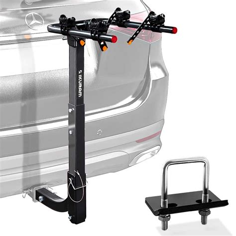 Buy IKURAM 2 Bike Rack Bicycle Carrier Racks Hitch Double Foldable Rack ...
