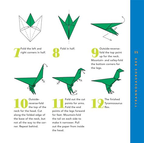 Origami Dinosaur Origami Dinosaur Easy - AusmalbilderFurKinder.de