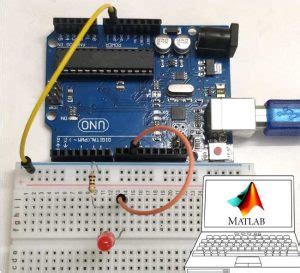 Arduino LED MATLAB 的图像结果