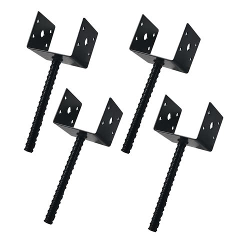 4x4 Anchor Brackets For Concrete 4Pack 4x4inch Concrete Post Anchor,U