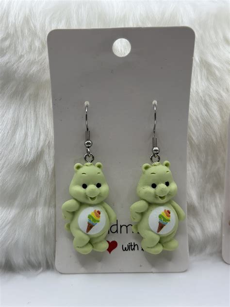 CARE BEAR GREEN - Shine Costume Jewellery
