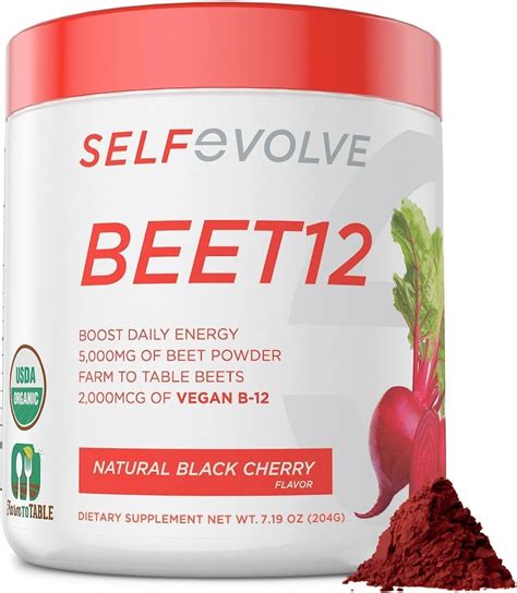 Amazon.com: selfevolve Beet12 - Organic Beet Root Powder Enhanced with ...