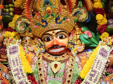 Srikashtabhanjandev Dada was blessed with the divine decoration of ...