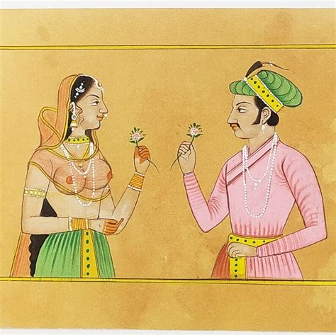 Buy Indian Miniature Painting of Mughal Emperor in Harem Art on Online ...
