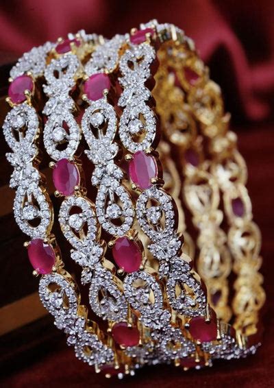 American Diamond Bangles – Zevana