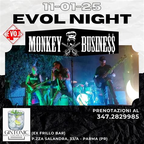 Evol Night al Gintonic - Monkey Business, piazza salandra 33/a, 43126 ...