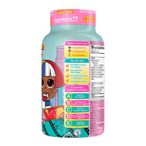 Buy L'il Critters LOL Surprise Complete Multivitamin Gummies, 190ct ...