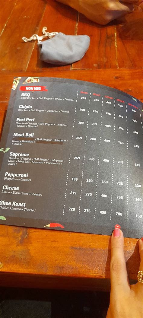 Menu at Roti Par Cheese, Udupi