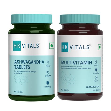 HealthKart HK Vitals Ashwagandha Extract, Anxiety & Stress Relief ...