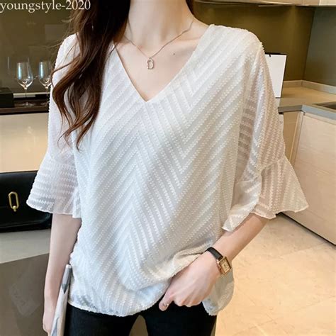 Youngstyle Stylish Korean Women's Summer Workwear Blouse India | Ubuy