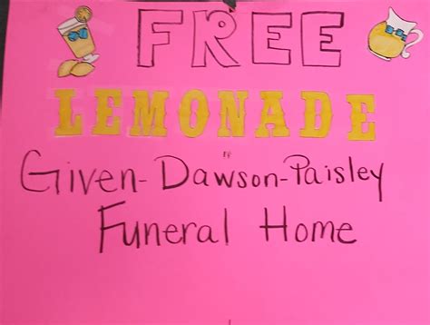 On behalf of the... - Given-Dawson-Paisley Funeral Home | Facebook