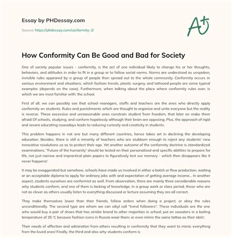 Conformity Essay Examples 的图像结果