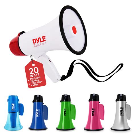 Pyle20w Megaphone Bullhorn 5 4 X 8 6 Portable Megaphone | Desertcart INDIA