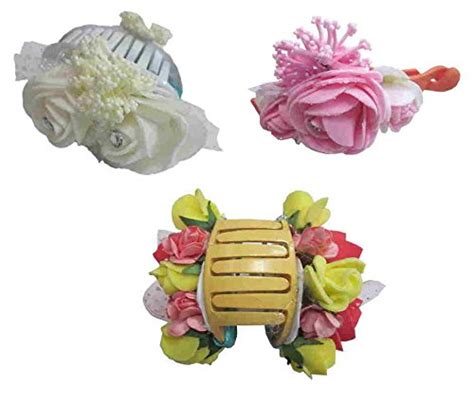 Buy Floral Hair Clutcher (Combo) at Amazon.in