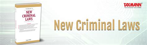 Buy Taxmann's New Criminal Laws – Complete coverage of the new criminal ...