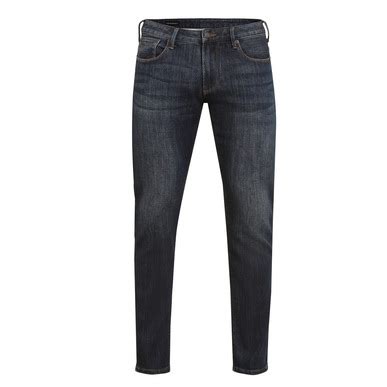 Buy Men Dark-Wash Slim Fit Jeans With Thigh Whiskers Online at The ...