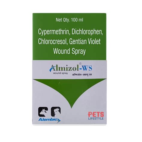 Alembic Almizol WS Wound Spray 100 ml