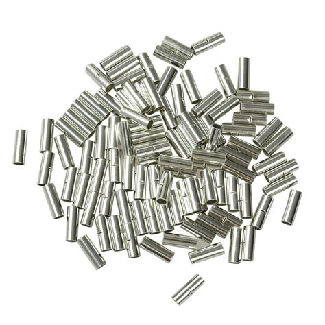 Buy SUPERFASTRACING 100 Pcs 12-10 Gauge Non-Insulated Butt Connectors ...