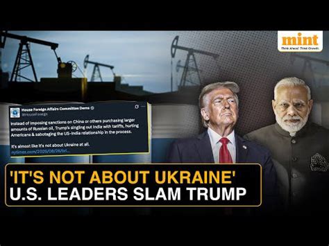 'Trump Sabotaging India-US Relationship...', Democrats Question Tariffs ...