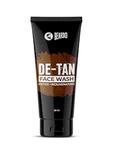 BEARDO DeTan Face Wash for Men, 50ml | Coffee Facewash, Aloe Vera ...