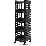 Buy ABOUT SPACE Kitchen Trolley with Wheels -4 Layer Plastic Storage ...