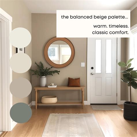 Balanced Beige Sherwin Williams Paint Palette, Warm Neutrals - Interior ...