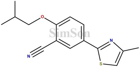 Febuxostat Descarboxy Impurity | CAS No- 1335202-60-2 | Simson Pharma ...