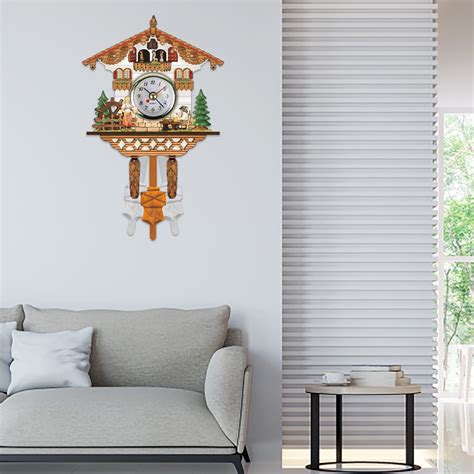 Buy TOYFUNNY Cuckoo Cuckoo Wall Clock Chime Alarm Clock Retro Clock ...