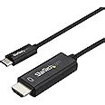 Buy StarTech.com USB C to HDMI Cable - 1m / 3 ft - Black - 4K at 60Hz ...