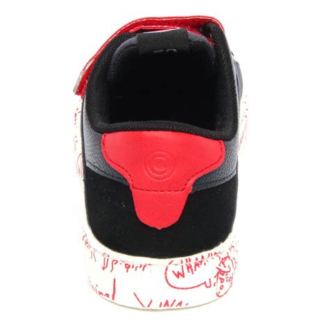 G3344 sneaker bimbo boy COLMAR navy blue/red leather/fabric shoes kids