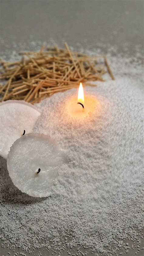 9.92lb 50 Wicks Candle Sand Wax Sand Candle Powder Candle Pearls White ...