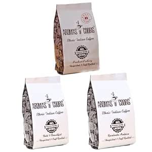 AROMAS OF COORG Bold & Beautiful (100% Pure Coffee) + Revalenta Arabica ...