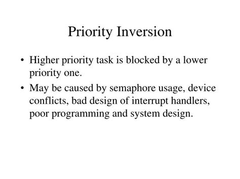 Image result for Priority Inversion Linux