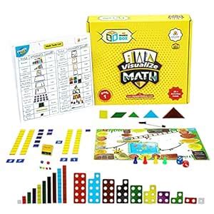 Buy SparkleBox Math Class 1 Kit, Gift for Kids 4-6 Yrs, Learn Basic ...