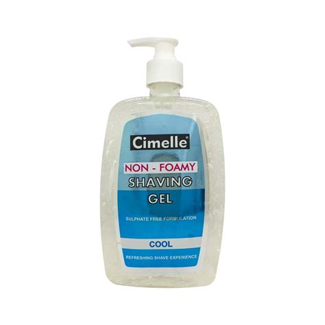 Cimelle Non- Foamy Shaving Gel Cool, 500ml : Amazon.in: Health ...