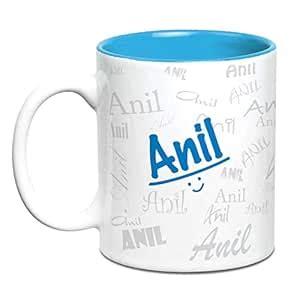 Buy Hot Muggs Me Graffiti Mug - Anil Personalised Name Ceramic, 315ml ...