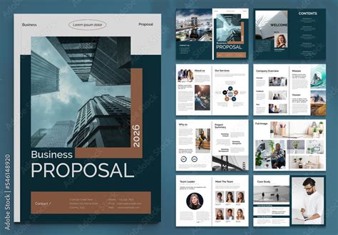 Business Proposal Layout Stock Template | Adobe Stock