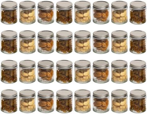 Buy Anko Airtight Preserving Jar/Container| 32-Piece Set of 120 ml Each ...
