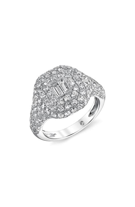 SHAY Pavé Diamond Pinky Ring | Nordstrom | Pinky ring, Silver jewerly ...