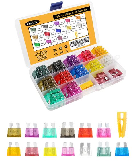 WOWOONE 130Pcs StandardMedium Blade Fuses Kit with Fuse India | Ubuy