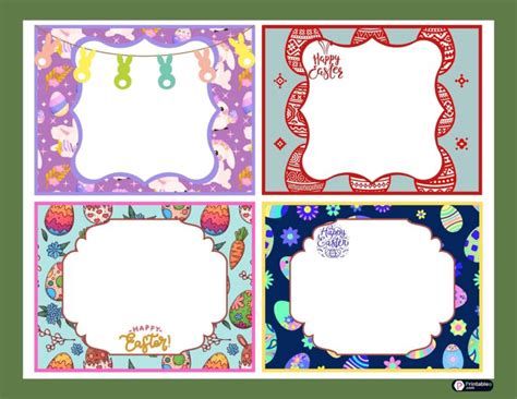 31+ Printable FREE Easter Name Tags & Tables