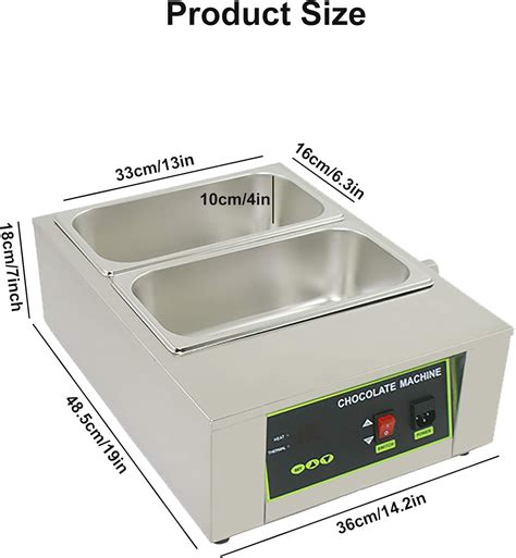 Buy 1000W Chocolate Tempering Machine, Digital Control Auto Chocolate ...