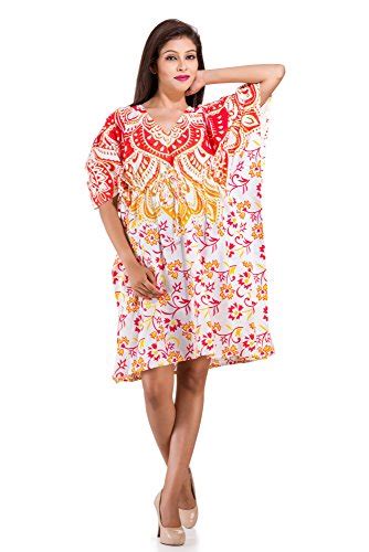Buy Handicraft-Palace Women's Cotton Ombre Mandala Printed Maxi Short ...