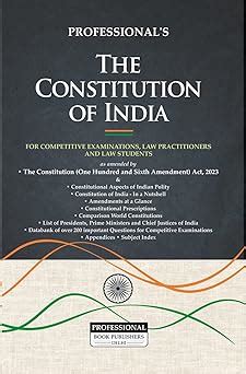 Buy Constitution of India covering 106th Amendment with important Case ...