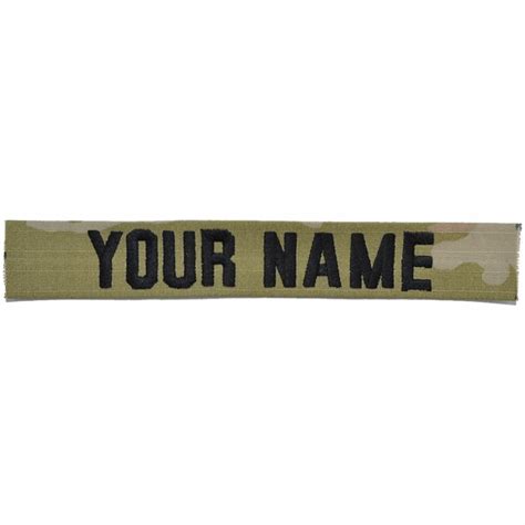 Name Tape Ocp Custom Single Name Tape – Sew-On, No Hook Fastener, 3 ...