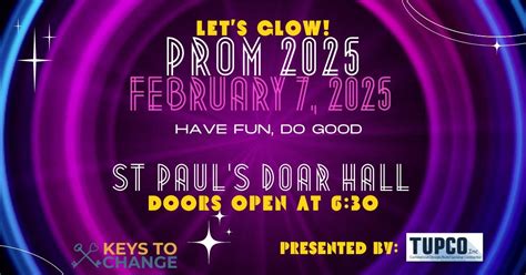 PROM 2025 Benefitting Keys to Change, St. Paul's Anglican, Summerville ...