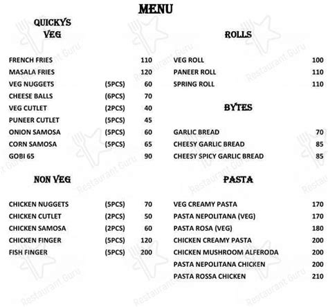Menu at Grab N Bite, Chennai, C1
